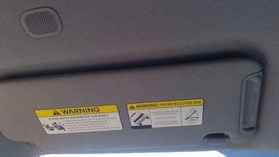 2011-2015 Kia Sorento Driver Left Sun Visor Oem Black Eb 852101U100h9