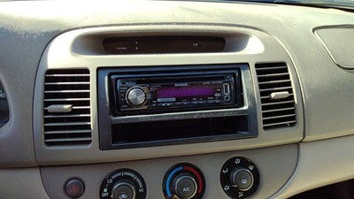 2002-2006 Toyota Camry Trim Bezel Around Radio Surround Dash Panel Oem Taupe 43