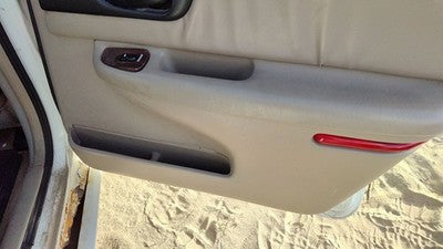 00 Buick Regal Passenger Right Rear Door Trim Panel With Switches Back Taupe 523