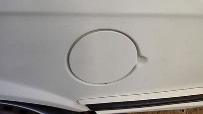 1987 Olds Ciera Fuel Tank Door With Hinge Gas Lid Oem Filler White