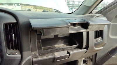 14-19 Silverado 1500 Upper Glove Box Assembly Complete Door With Latch H2r Gray