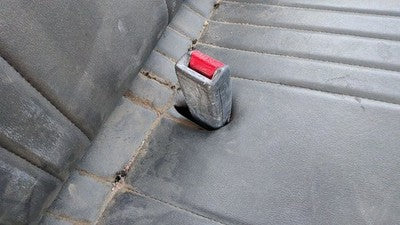 1997 Nissan Hardbody Passenger Right Front Seat Belt Buckle Receiver Oem Gray