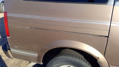 1995 Astro Passenger Right Rear Sliding Door Roller Cover Trim Moulding Brown