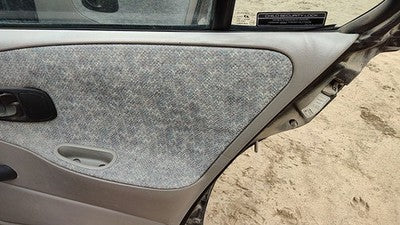 1996-1997 Saturn Sl1 Passenger Right Rear Door Trim Panel Manual Back Gray
