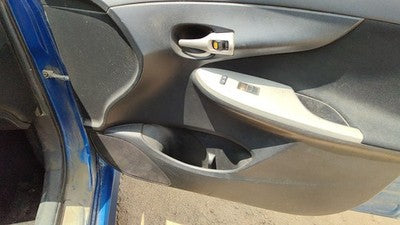 09 10 Corolla Passenger Right Front Inside Door Trim Panel Wh Switches Charcoal