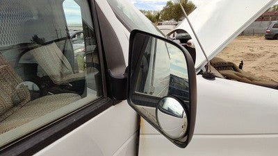 1992-2002 Ford Van E250 Passenger Right Manual Side Mirror Door Mounted Oem