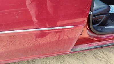 06-07 Lucerne Passenger Right Rear Moulding From Door Back Trim Crimson 86U