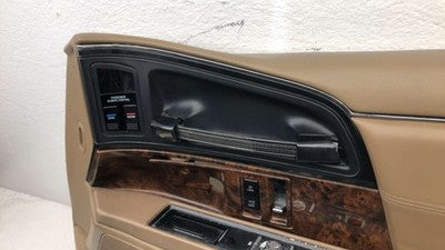92 Buick Park Ave Ultra Passenger Right Front Door Trim Panel With Switches Tan