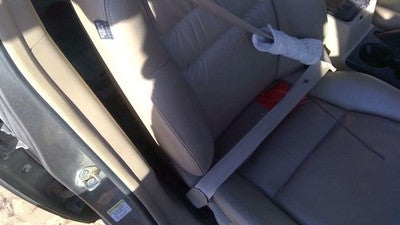 2003-2007 Honda Accord Passenger Right Front Seat Belt Retractor Shoulder Tan