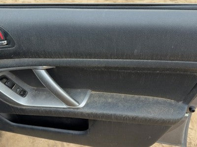 09 Legacy Outback Passenger Right Front Door Trim Panel With Switches Black