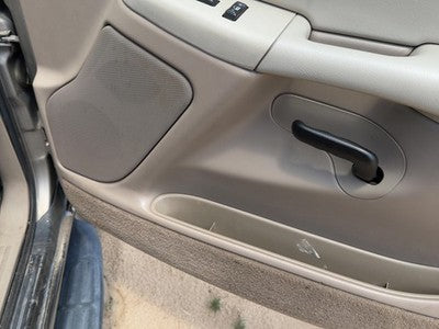 01-02 Chevy Suburban Passenger Right Front Door Trim Panel With Switches Tan 52I