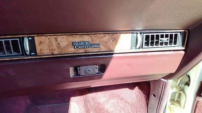 1982-1996 Buick Century Passenger Right Dash Woodgrain Trim With Hater Ac Vents