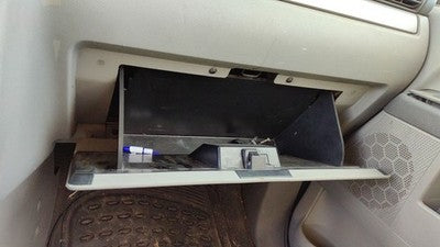 2004-2007 Ford Freestar Glove Box Assembly Complete Door With Latch Oem Gray