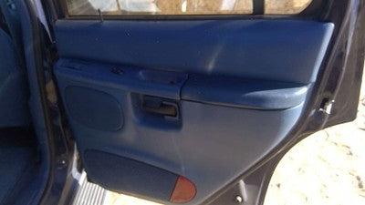 95-99 Ford Explorer Passenger Right Rear Inside Door Trim Panel Only Back Blue