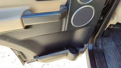 05-09 Rover Lr3 Driver Left Rear Inside Door Trim Panel With Switches Back Tan