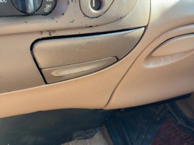 1997-2004 Ford F150 Slide Out Dash Mounted Cup Holder Assembly Oem Tan Ex