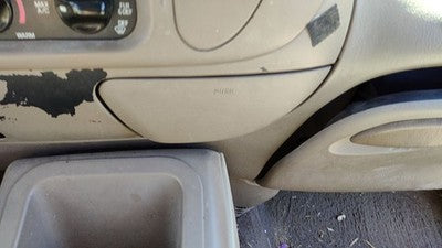 1997-2002 Ford Expedition Slide Out Dash Mounted Cup Holder Assembly Oem Tan Fh