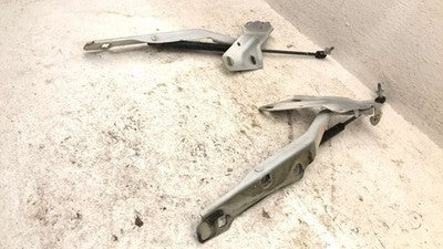 10-18 Dodge Ram 4500 Pair Of Hood Hinges Right Left Set Assembly Oem White Pw7
