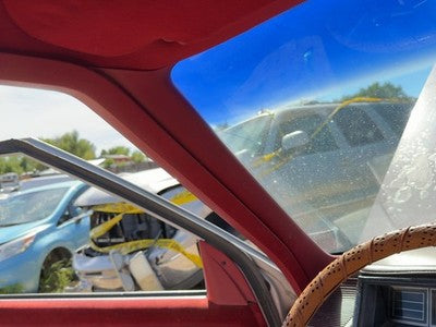 1986 Olds 88 Driver Left A Pillar Trim Windshield Post Panel Oem Red