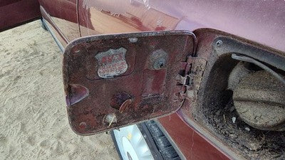 1998 Buick Lesabre Fuel Tank Door With Hinge Gas Lid Oem Filler 51B Bordeaux Red