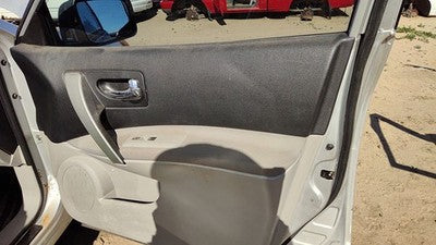 08-15 Rogue Passenger Right Front Inside Door Trim Panel With Switches Gray K