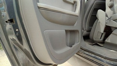 2009-12 Chevy Traverse Driver Left Rear Door Trim Panel With Switches Back Gray