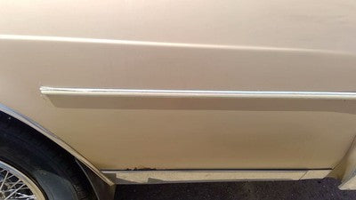 1985 Olds 88 Driver Left Rear Moulding On Quarter Panel Oem Gold