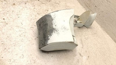 1970 Mercury Cougar Passenger Right Rear Quarter Panel Extension End Oem Silver