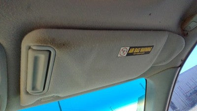 1998-2002 Honda Accord Passenger Right Sun Visor Oem Gray 83230S84a03zd