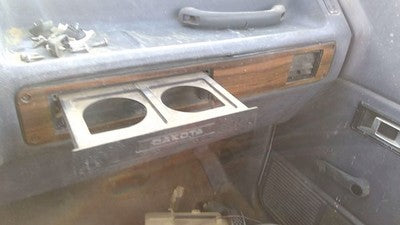 1987-1993 Dodge Dakota Passenger Dash Trim Panel With Cup Holder Oem Woodgrain