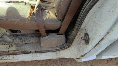 1994 Chevy Silverado 1500 Driver Left Front Seat Belt Retractor Oem Shoulder Tan