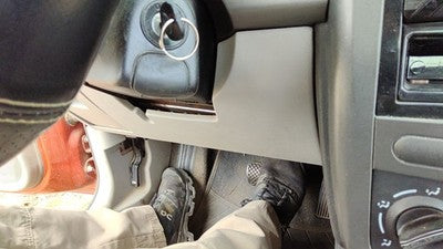 05-10 Chevy Cobalt Lower Dash Under Column Knee Bolster Trim Panel Oem Gray 14C