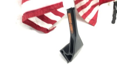 2000 Harley Davidson Leather Handle Bar Bag Flags With Mount Kickstand Pad Oem