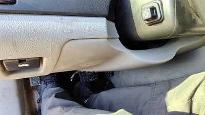 2005-2011 Cadillac Sts Lower Dash Under Column Knee Bolster Trim Panel Gray 132