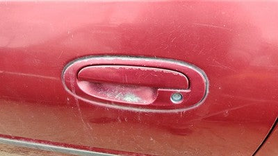1997 Ford Escort Driver Left Front Outside Door Handle Oem Red