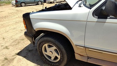 1993-1994 Ford Explorer Driver Left Front Fender Oem White F3tz16006a