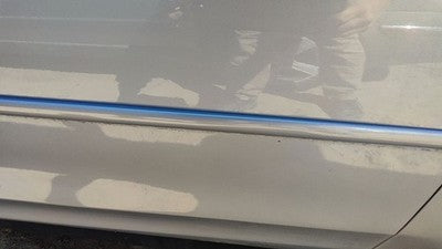 98-02 Oldsmobile Intrigue Passenger Right Front Moulding Fm Door Trim Silver 17U