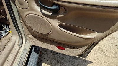 98 Navigator Passenger Right Rear Inside Door Trim Panel Wh Switches Back Tan Kx