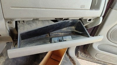 03-05 Dodge Ram 2500 Glove Box Assembly Complete Door With Latch Oem Taupe L5