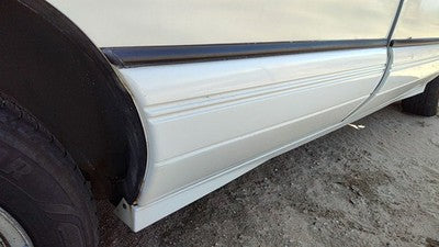 1994 Pontiac Bonneville Passenger Right Rear Moulding From Door Back Trim White