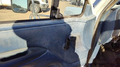 1996 Ford F350 Driver Left Front Inside Door Trim Panel Manual Windows Blue