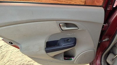 2010 Honda Insight Driver Left Rear Door Trim Panel With Switches Back Tan
