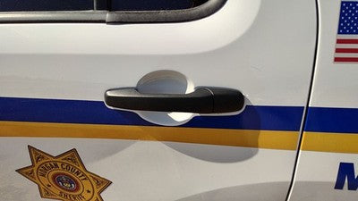 11-19 Explorer Police Interceptor Driver Left Rear Outside Door Handle Oem Back