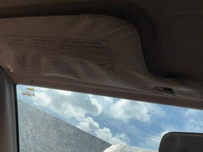 1991 Isuzu Pup Driver Left Sun Visor Oem Gray