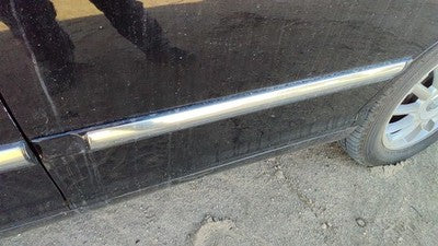 04-05 Hyundai Xg350 Driver Left Rear Moulding From Door Back Trim Strip Black