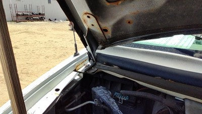 2012 Chevy Express Van Passenger Right Hood Hinge Assembly Oem White 50U