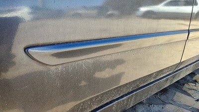 07-12 Altima Passenger Right Rear Moulding From Door Back Trim K50 Slate 4 Door
