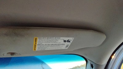 2006-2011 Chevy Hhr Passenger Right Sun Visor Oem Gray 14B 25788230
