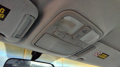 2006-2007 Hyundai Sonata Center Overhead Console Dome Light Map Lamp Cubby Gray
