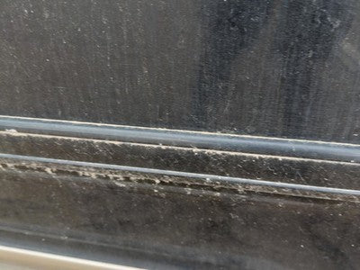 97-02 Ford Expedition Driver Left Rear Upper Moulding From Door Oem Back Black